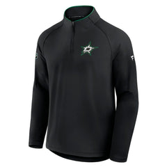 Dallas Stars Fanatics Authentic Pro Rink Training Quarter-Zip Pullover Black