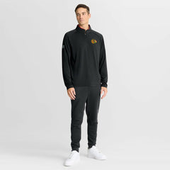 Chicago Blackhawks Fanatics Authentic Pro Rink Training Quarter-Zip Pullover Black