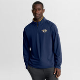 Nashville Predators Fanatics Authentic Pro Rink Training Quarter-Zip Pullover Navy