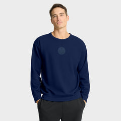 Edmonton Oilers Fanatics Authentic Pro Road Tri-Blend Sweatshirt Navy
