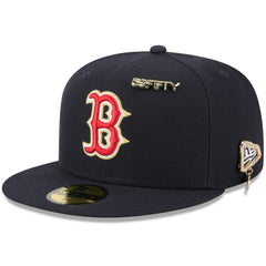 Boston Red Sox 2025 59FIFTY Day 59FIFTY Fitted Hat with Pins Navy | New Era
