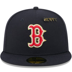 Boston Red Sox 2025 59FIFTY Day 59FIFTY Fitted Hat with Pins Navy | New Era