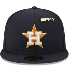 Houston Astros 2025 59FIFTY Day 59FIFTY Fitted Hat with Pins Navy | New Era