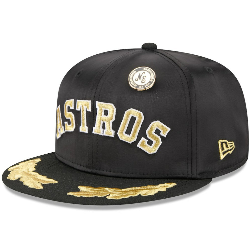 Houston Astros 2025 59FIFTY Day Gold Leaf 59FIFTY Fitted Hat Black | New Era