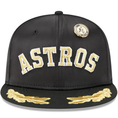 Houston Astros 2025 59FIFTY Day Gold Leaf 59FIFTY Fitted Hat Black | New Era
