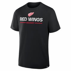Detroit Red Wings Fanatics Authentic Pro Primary T-Shirt Black