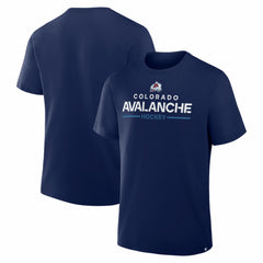 Colorado Avalanche Fanatics Authentic Pro Primary T-Shirt Navy