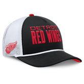 Detroit Red Wings Fanatics Authentic Pro Rink A-Frame Adjustable Hat Black/White