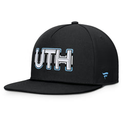 Utah Mammoth Fanatics Authentic Pro Rink Team Code Snapback Hat Black