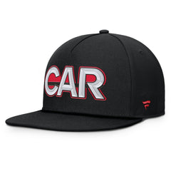 Carolina Hurricanes Fanatics Authentic Pro Rink Team Code Snapback Hat Black