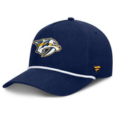 Nashville Predators Fanatics Authentic Pro Rink Roper A-Frame Adjustable Hat Navy
