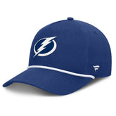 Tampa Bay Lightning Fanatics Authentic Pro Rink Roper A-Frame Adjustable Hat Blue