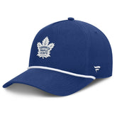 Toronto Maple Leafs Fanatics Authentic Pro Rink Roper A-Frame Adjustable Hat Blue