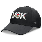 Vegas Golden Knights Fanatics Authentic Pro Rink Team Code Flex Hat Black/Charcoal