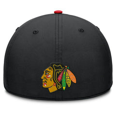 Chicago Blackhawks Fanatics Authentic Pro Rink Team Code Flex Hat Black/Red