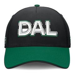 Dallas Stars Fanatics Authentic Pro Rink Team Code Flex Hat Black/Kelly Green