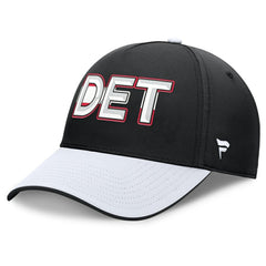 Detroit Red Wings Fanatics Authentic Pro Rink Team Code Flex Hat Black/White