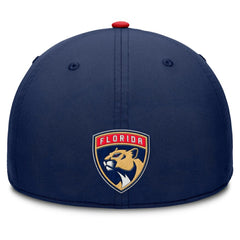 Florida Panthers Fanatics Authentic Pro Rink Team Code Flex Hat Navy/Red