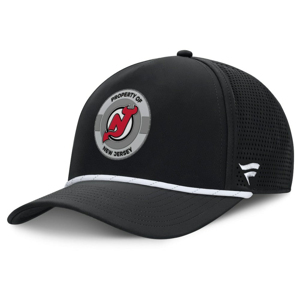 New Jersey Devils Fanatics Authentic Pro Rink Adjustable Hat Black