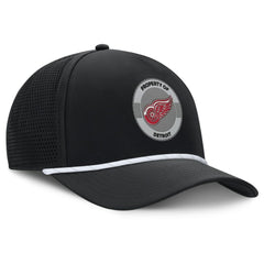 Detroit Red Wings Fanatics Authentic Pro Rink Adjustable Hat Black