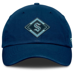 Seattle Kraken Fanatics Women's Authentic Pro Rink Adjustable Hat Deep Sea Blue