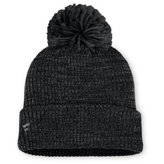 Pittsburgh Penguins Fanatics Women's Authentic Pro Road Cuffed Knit Hat with Pom Black