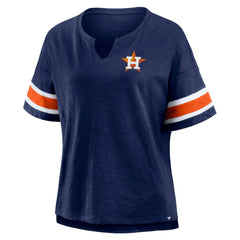 Houston Astros Women's Curl Route T-Shirt Navy
