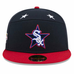 Chicago White Sox 2025 MLB All-Star Game Workout Side Patch 59FIFTY Fitted Hat Navy/Red | New Era