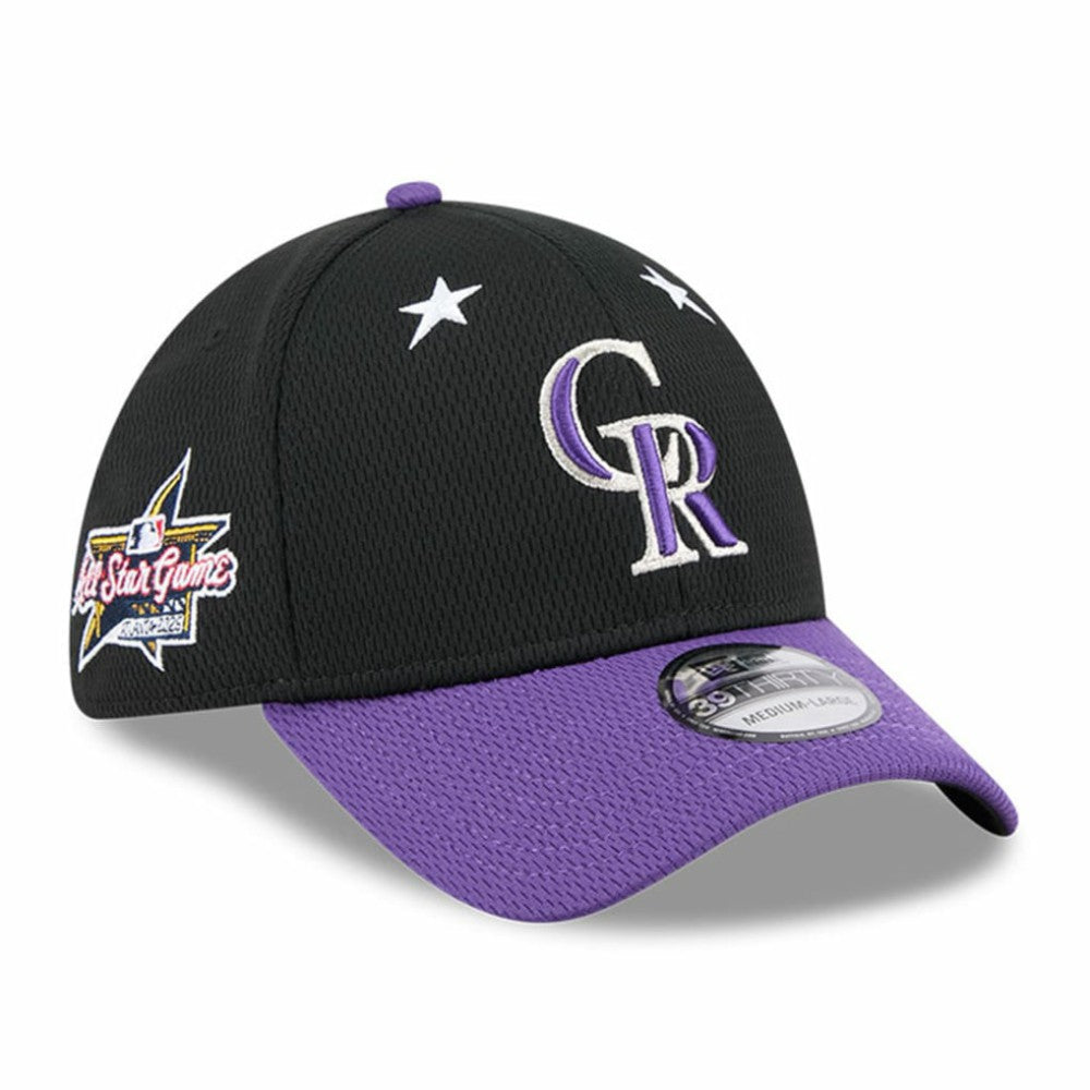 Colorado Rockies 2025 MLB All-Star Game 39THIRTY Flex Hat Black/Purple | New Era