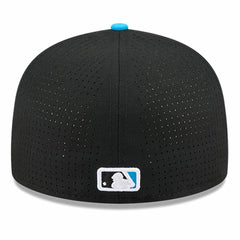 Miami Marlins 2025 MLB All-Star Game Side Patch 59FIFTY Fitted Hat Black/Blue | New Era