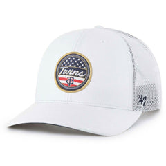 Minnesota Twins Homage Adjustable Trucker Hat White | 47 brand
