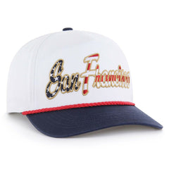 San Francisco Giants Patriotic Overhand Hitch Adjustable Hat White | 47 brand
