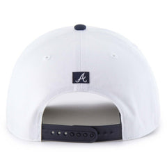 Atlanta Braves Patriotic Overhand Hitch Adjustable Hat White | 47 brand