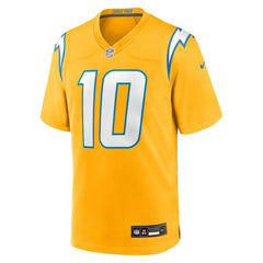 Justin Herbert Los Angeles Chargers Alternate Charger Power Game Player Jersey - Gold