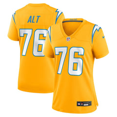 Joe Alt Los Angeles Chargers Women's Alternate Charger Power Game Jersey - Gold