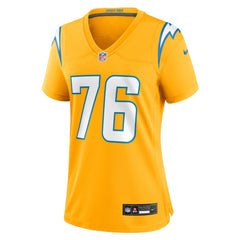 Joe Alt Los Angeles Chargers Women's Alternate Charger Power Game Jersey - Gold