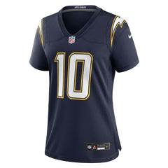 Justin Herbert Los Angeles Chargers Women's Alternate Super Chargers Game Jersey - Navy