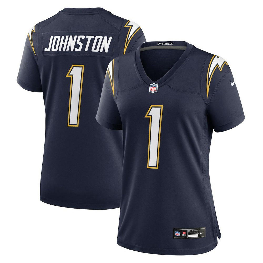 Quentin Johnston Los Angeles Chargers Women's Alternate Super Chargers Game Jersey - Navy
