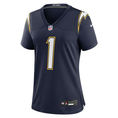 Quentin Johnston Los Angeles Chargers Women's Alternate Super Chargers Game Jersey - Navy
