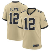 Chris Olave New Orleans Saints Gameday Golds Alternate Game Player Jersey - Gold
