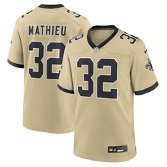 Tyrann Mathieu New Orleans Saints Gameday Golds Alternate Game Player Jersey - Gold