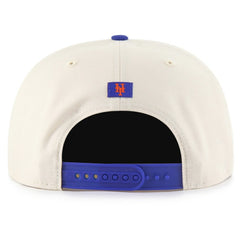 New York Mets Payson Captain Snapback Hat Natural | 47 brand