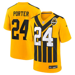 Joey Porter Jr. Pittsburgh Steelers Alternate 1933 Throwback Game Jersey - Gold