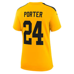 Joey Porter Jr. Pittsburgh Steelers Women's Alternate 1933 Throwback Game Jersey - Gold