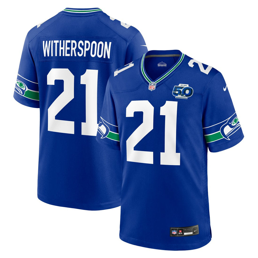 Devon Witherspoon Seattle Seahawks Alternate 50th Season Game Jersey - Royal