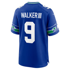 Kenneth Walker III Seattle Seahawks Alternate 50th Season Game Jersey - Royal