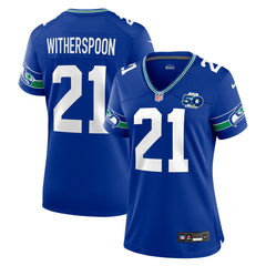 Devon Witherspoon Seattle Seahawks Women's Alternate 50th Season Game Jersey - Royal