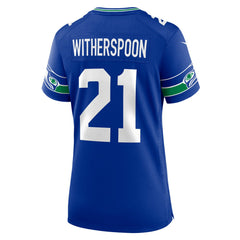 Devon Witherspoon Seattle Seahawks Women's Alternate 50th Season Game Jersey - Royal