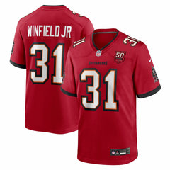 Antoine Winfield Jr. Tampa Bay Buccaneers 50th Season Team Game Jersey - Red