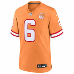 Baker Mayfield Tampa Bay Buccaneers 50th Season Game Jersey - Creamsicle